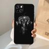 Ram Skull Skeleton Horror Phone Case For iPhone 18 17 Air 16 14 13 12 11 15 Pro Max 13 12 mini 15 16 Plus 16e Cover Coque