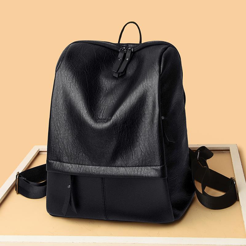 Женская сумка мода мягкая кожа большой емкости рюкзак уличный повседневный рюкзак