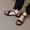 Open Toe Sandals for Women Outdoor With Low Heels Retro Woman Shoes New Breathable Fashion 2025 Luxury Summer Sandal Wholesale