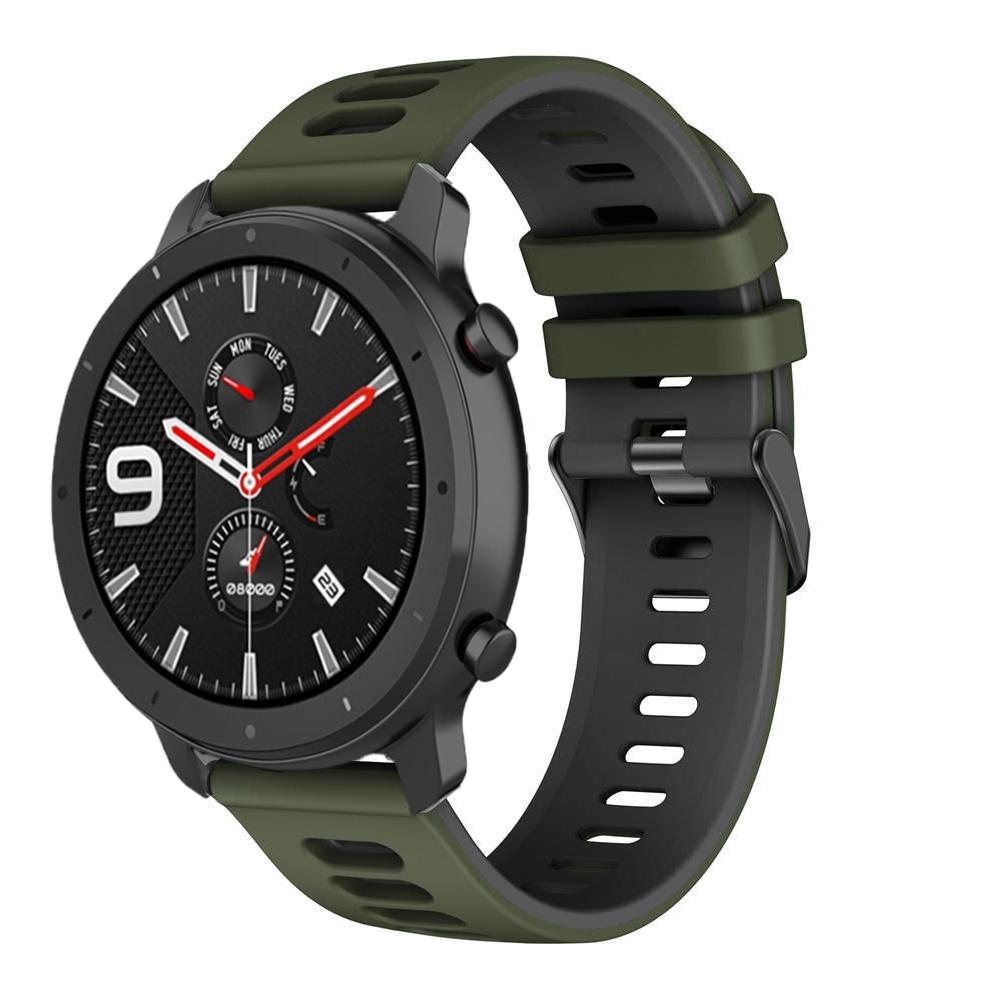 20 22mm Silicone Strap for Huami Amazfit GTR 47mm/4/3/Pro 2 2e Sport Watchband for Amazfit Pace Stratos 3 2 2S/Balance/GTS4 Band