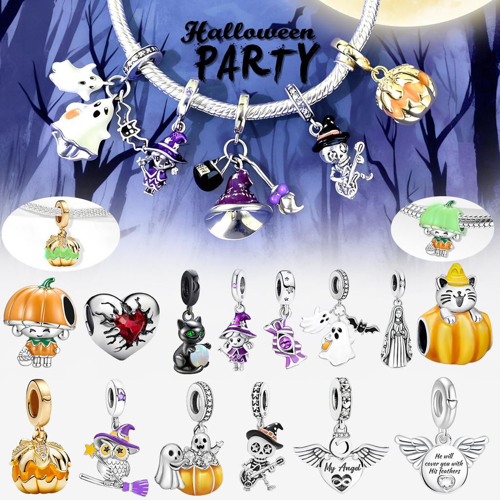 Медная тыква Хэллоуин Темный Фантом Дьявол Подходит Сделай сам Браслет Ожерелье Изготовление Подарок Высокого Качества Изысканные Ювелирные Изделия