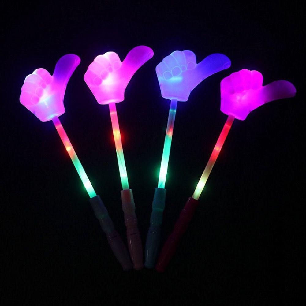 Flash Stars Heart Fairy Flashing Wands Luminous Prop Flash Stars Heart Fairy Stick Kids Toy