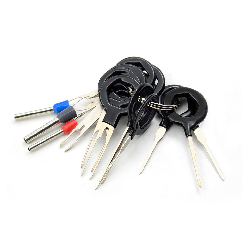 Auto Car Plug Circuit Board Wire Harness Terminal Extraction Pick Connector Crimp Pin Back Needle Remove Tool Set