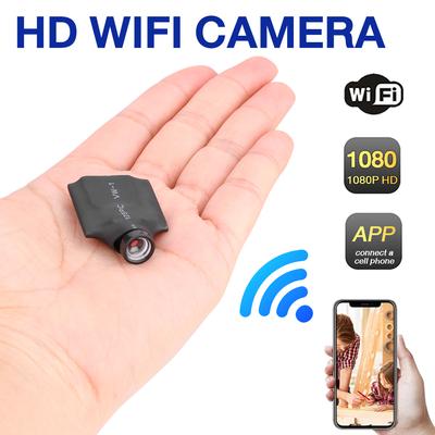 Мини-камера WiFi Беспроводная 1080P Видеокамера для наблюдения и безопасности Ночное видение Детектор движения Видеорегистратор для дома Офиса Запись видео