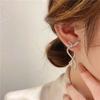 Bow Pendant Ribbon Bow Korean Style Zircon Bow Earrings Rhinestone Bow Ear Studs Women Earrings