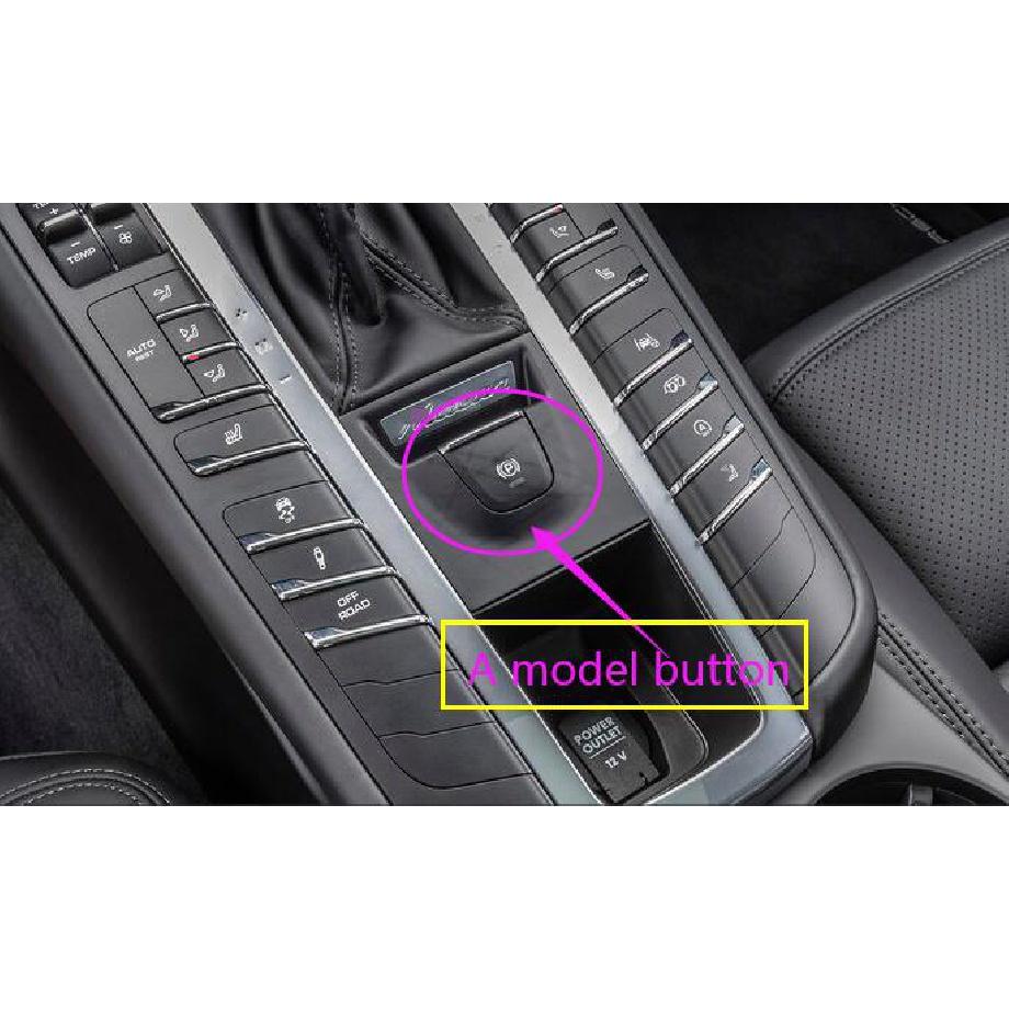 P Button Handbrake Parking Decoration Cover Trim For Porsche Macan 2014 Cayenne Panamera 18-22 Car Styling Interior