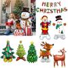 3D Large Xmas Party Ornaments Balloons Standing Balloons Home New Year Party Supply