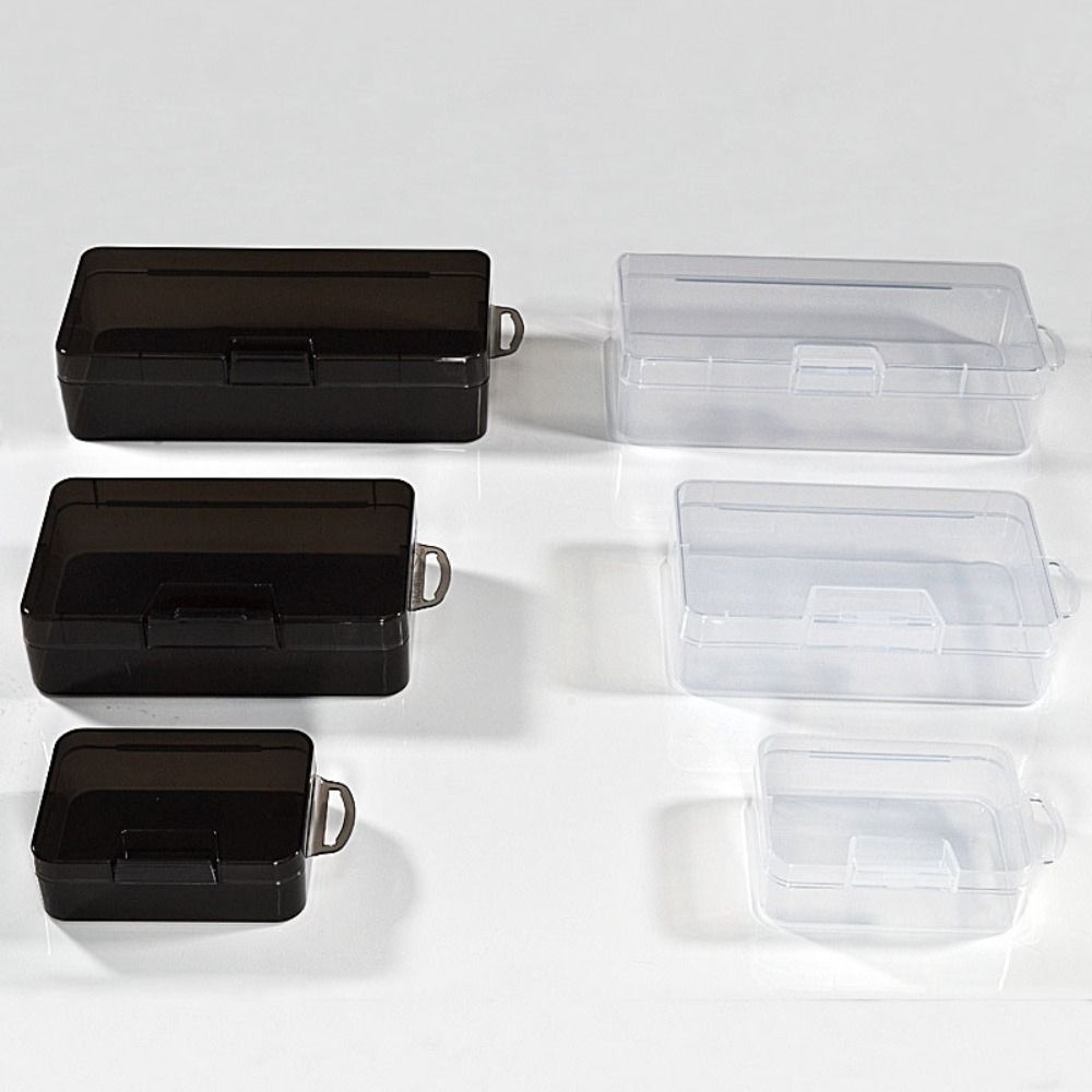 Square Storage Box Plastic Small Items Case Portable Fishing Tools Accessories Power Tools Holder