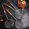 Stainless Steel Skimmer Scoop Ergonomic Design Heat Resistant Portable Cooking Strainer Spoon Household Supplies