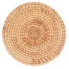 Woven Round Placemat Natural Rattan Braid Hot Insulation Placemat for Large Vessels Hot Dishes Pan Pot16cm   6.3in