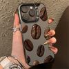 Чехол для телефона с рисунком кофейных зерен для IPhone 16 15 14 13 12 11 Pro Max/Mini, противоударный, устойчивый к царапинам, премиальная жесткая крышка