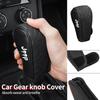 Universal Durable Leather Car Shift Knob Handbrake Cover for Jeep Wrangler Compass Renegade Gladiator Avenger Patriot AKT1