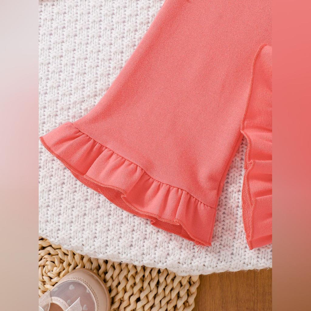 Комплект детского топа с длинным рукавом - Повседневный, стильный и универсальный детский наряд