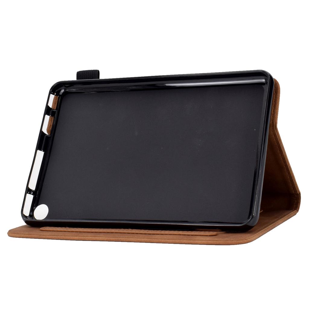 A7 Для Amazon Fire HD 10 (2023) Чехол для планшета Кожаный чехол с тиснением в виде цветов и бабочек со слотами для карт