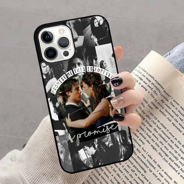 Осень Деймон Сальваторе Дневники вампира Чехол для телефона для iPhone 17 Air 16 16e 15 12 11 13 14 Pro Max Plus Coque