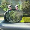 2 шт. Украшение для зеркала заднего вида автомобиля Симпатичные маленькие глазки трехмерные декоративные наклейки