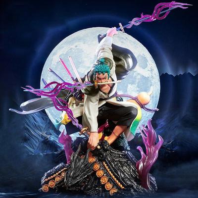 Аниме ONE PIECE Статуя Ророноа Зоро GK Кимоно Вер. Крыша Саурон ПВХ фигурку игрушки Коллекционная модель куклы подарки