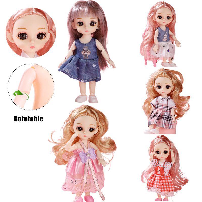 1/12 6,6 дюйма Bjd Куклы-принцессы Милые Подвижные суставы Детский подарок на день рождения