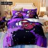 African American Black Girl Duvet Cover Black Girl Magic Bedding Set Cute Little Afro Black Princess Bed Cover Girl Room Decor