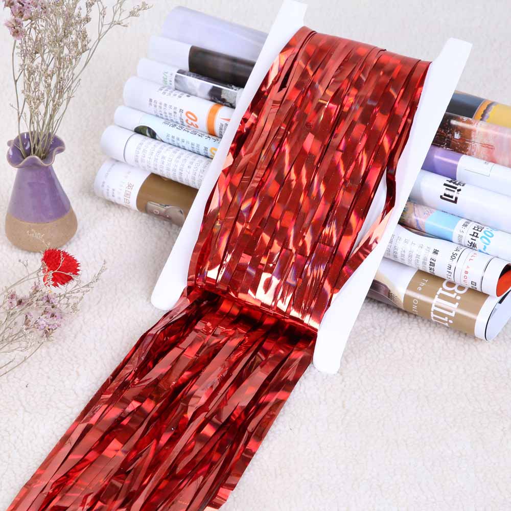 Лазерная занавеска от дождя с красочным ПЭТ, сияющим для детского дня рождения, свадьбы, фотофон, настенная вечерние занавеска, украшения, принадлежности