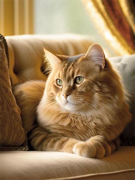 5D алмазная картина кошка полная круглая мозаика вышивка животное ручная работа подарок домашний декор