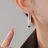 Европейский и американский дизайн, высококлассные серьги, женские серьги-кольца с холодным ветром, металлические модные серьги, серьги в стиле легкой роскоши, простые и универсальные серьги