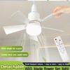 1pc Fan Lamp Ceiling Fan, Small Ceiling Fan To Replace Light Bulb, Bedroom, Kitchen, Living Room Ceiling Fan.