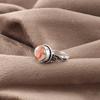 Orange Copper Turquoise 925 Solid Sterling Silver Ring, Handmade Gemstone Ring Jewelry, Designer Ring For Her