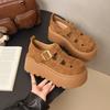 Roman Sandals Women's Summer Wear 2025 New Fashionable and Versatile High-end Bag Head Single Shoes Popular Love Small Leather Shoes