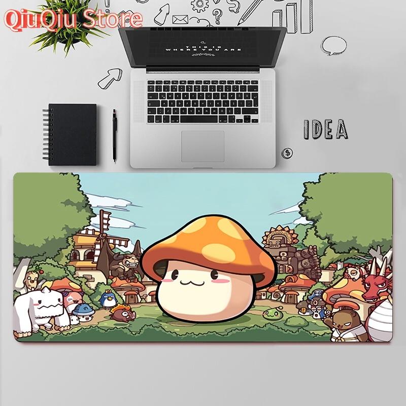 Игровой коврик для мыши Maplestory Большой коврик для мыши Игровой коврик для ПК Компьютерный коврик для мыши Большой коврик для мыши XXL Ковер Клавиатурный коврик для стола Mause Pad