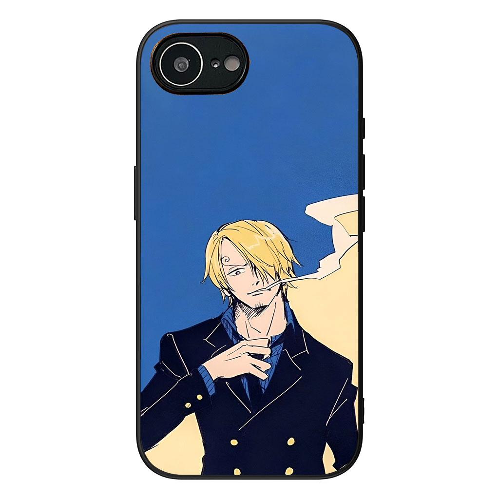 Чехол Luffy One Pieces Sanji Roronoa Zoro для Samsung Galaxy S25 S24 S23 Fe Ultra Plus S7 Edge A05 A06 A16 A55 A15 A35