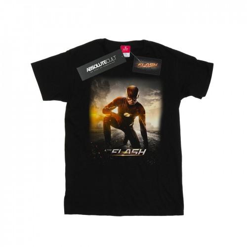 DC Comics Womens/Ladies The Flash Future Road Cotton Boyfriend T-Shirt
