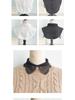Women's Versatile White Lace Fake Shirt Collar for Spring and Autumn