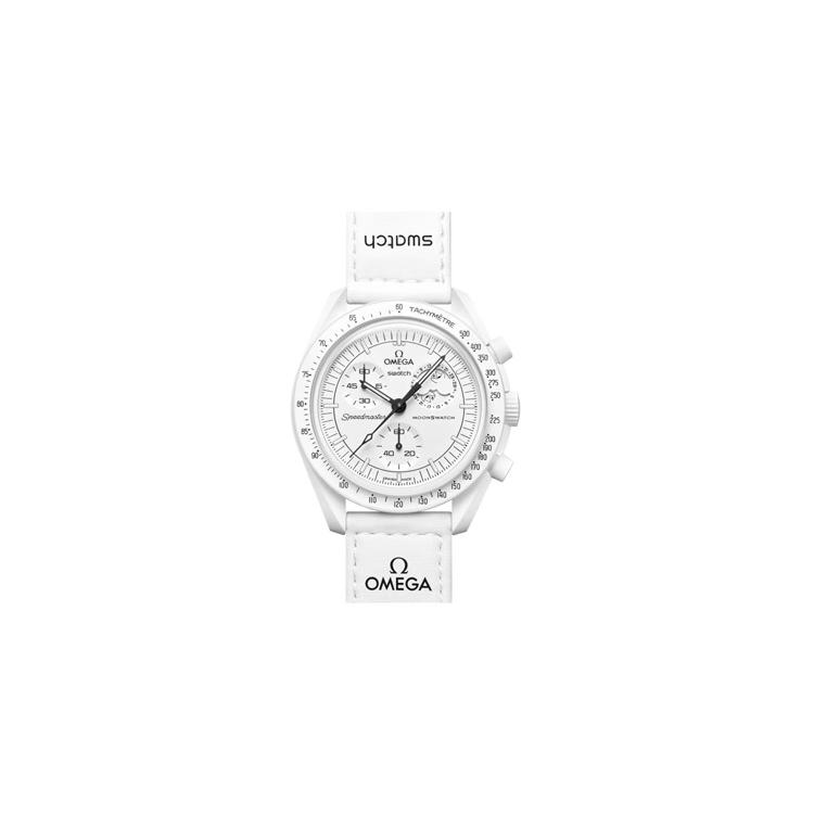 Swatch Мужские белые часы 42 мм SO33W700 SO33W700