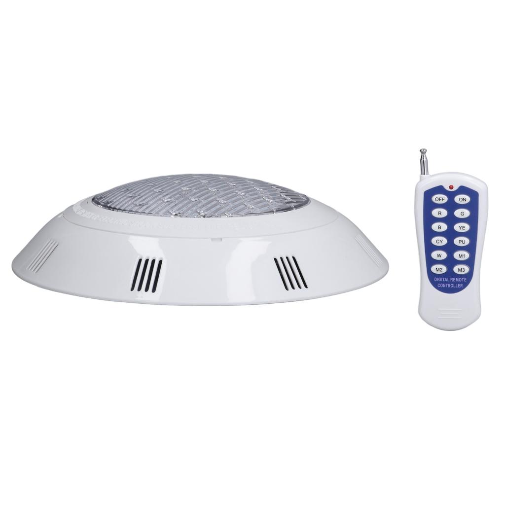 Светодиодный подводный светильник AC12V IP68 Водонепроницаемый погружной светильник для пруда Многоцветная RGB-лампа с пультом дистанционного управления