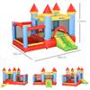 Inflatable Bounce House With Slide Pool For 3 Kids Castle With Blower For 3 8 Years Red Blue Green 280 X 260 X 210 Cm