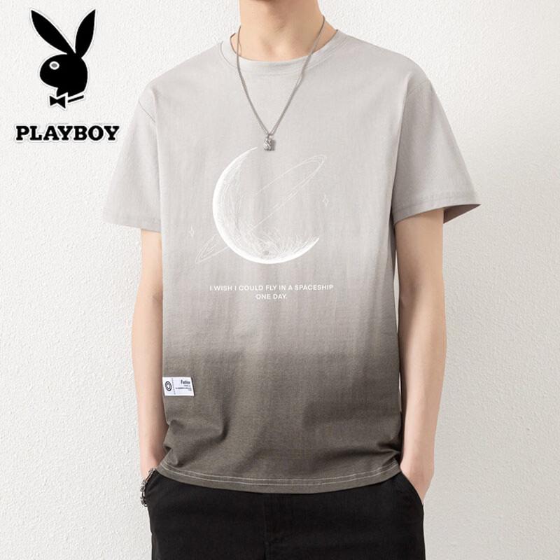 PLAYBOY Мужская повседневная футболка с коротким рукавом