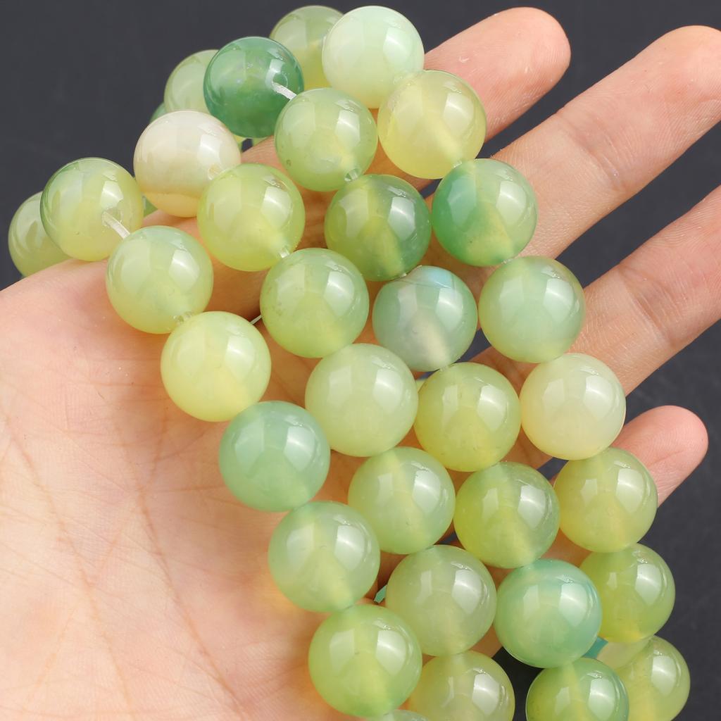 Isoaltion Bead Natural Stone Grape Agates Round Beads For Jewelry Making DIY Necklace Earrings Bracelet Accessory
