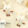 Computer Embroidery Label Decorative Jewelry Doll Rabbit Three-Dimensional Patch Sticker Clothing Accessories Diy Hand-Embroidered Cloth Label