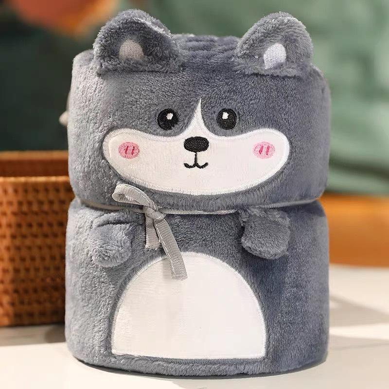 Маленькое одеяло мультяшное офисное одеяло детское летнее одеяло офисное одеяло диванное одеяло для сна обеденный перерыв кондиционер одеяло