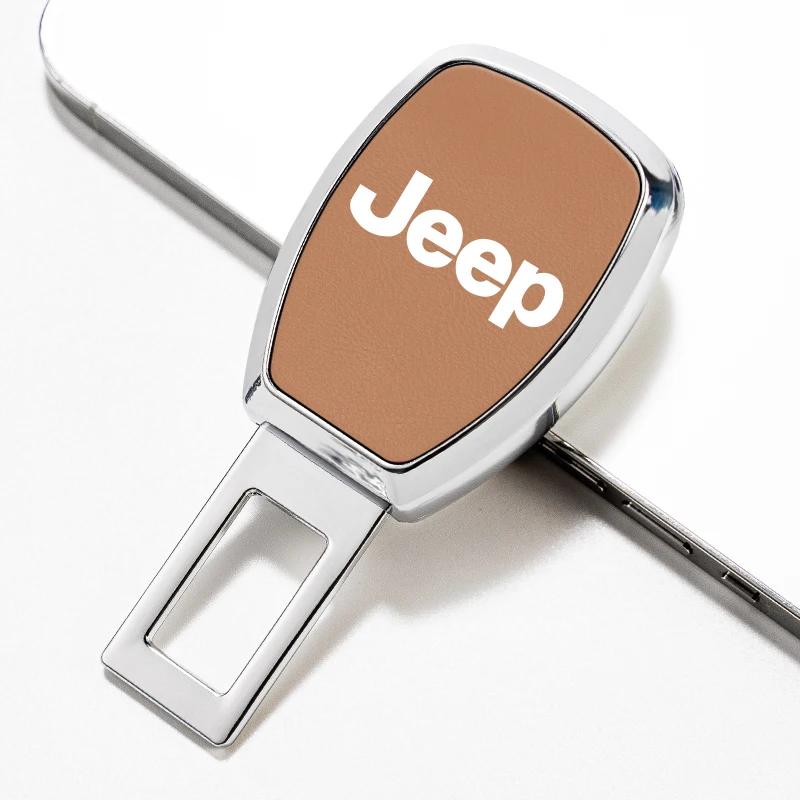 For Jeep Metal Car Seat Belt Clip Extender Safety Buckle For Jeep Wrangler JL JK Renegade Grand Cherokee Patriot Willys Liber