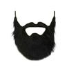 Synthetic Fiber Fake Beard Mustache Soft Hair Black/Brown/White Facial Hair Props Dress Up Elastic Band Cosplay Beard Cosplay