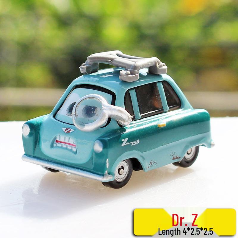 Набор машинок Pixar Cars из сплава: Модели МакКуина, Мэтра, Салли, Шерифа