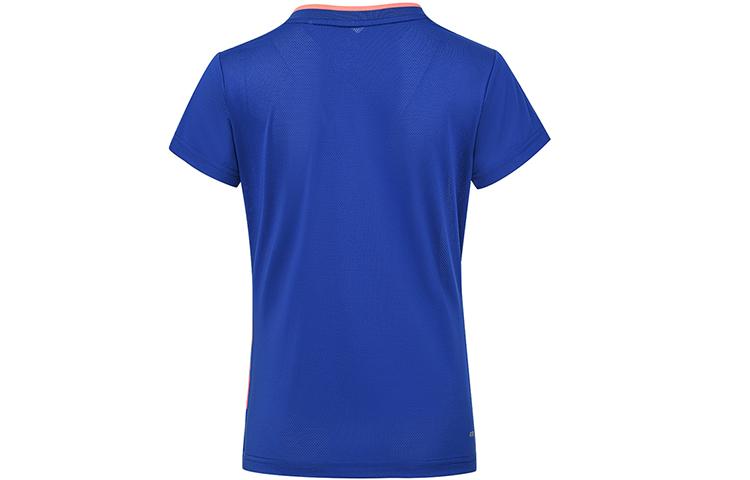 Li Ning Одежда для настольного тенниса женская Dream Blue с V-образным вырезом, умеренная, AAYS018-3