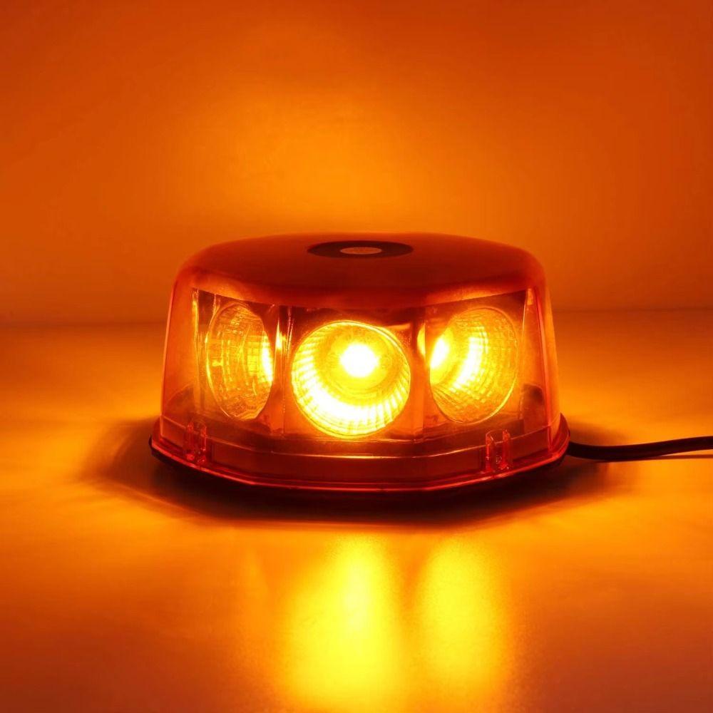 Multi-Mode Flash Magnetic Strobe Light Kit Dual Head Warning Flasher Emergency Rescue