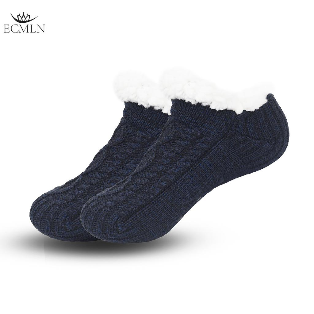 Unisex Fluffy Fuzzy Warm Slipper Socks for Men Women Thick Fleece Lined Non-Slip Socks Indoor Floor