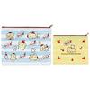 Sanrio Pompompurin Flat Pouch (Cool Pudding)