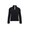 Logo Half-Zip Fleece Training Jacket Women Outerwear Black 1365776-001