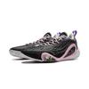 Li Ning DLO1 Амортизация Скользкая Устойчивость к истиранию Легкие Отскок Сцепление Низкие Баскетбольные кроссовки Мужские Черные ABPV009-5