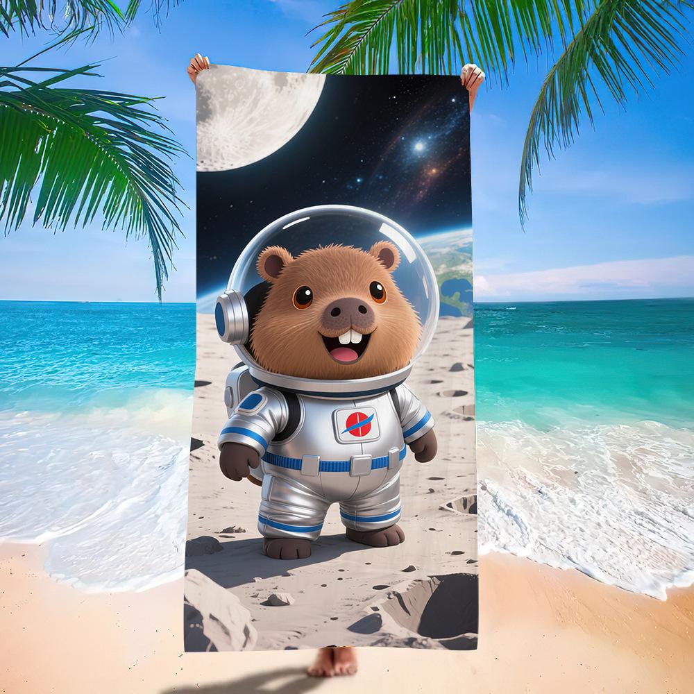 New Cute Animal Printed Microfiber Beach Towel Quick Dry Absorbent Soft Bath Towel For Kids